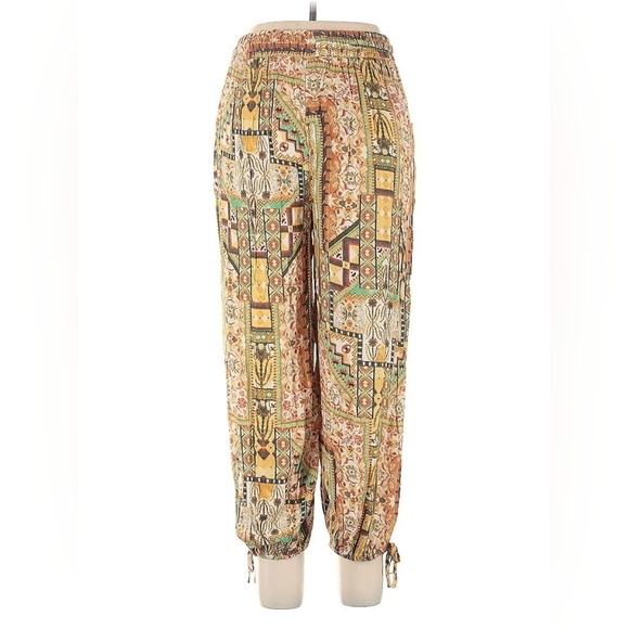 Rachel Zoe Bohemian Print Harem Pants - L - NWT - Picture 2 of 7